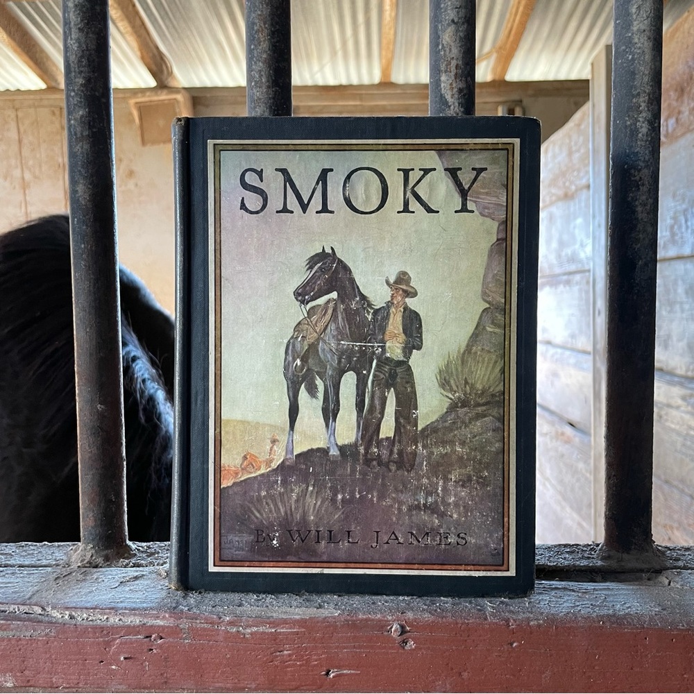 RARE Antique Collectors Book SMOKY by Will James
